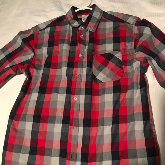 Faded Glory Kids button down XXL/2XG (18) - Picture 3 of 3